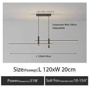 Twins - B - UNIC200000531:193#A Style - 100cm - Golden;136:200006153#Dimmable RC